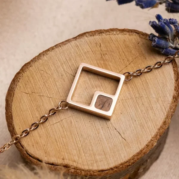 Geometric Bracelet Rose Walnus
